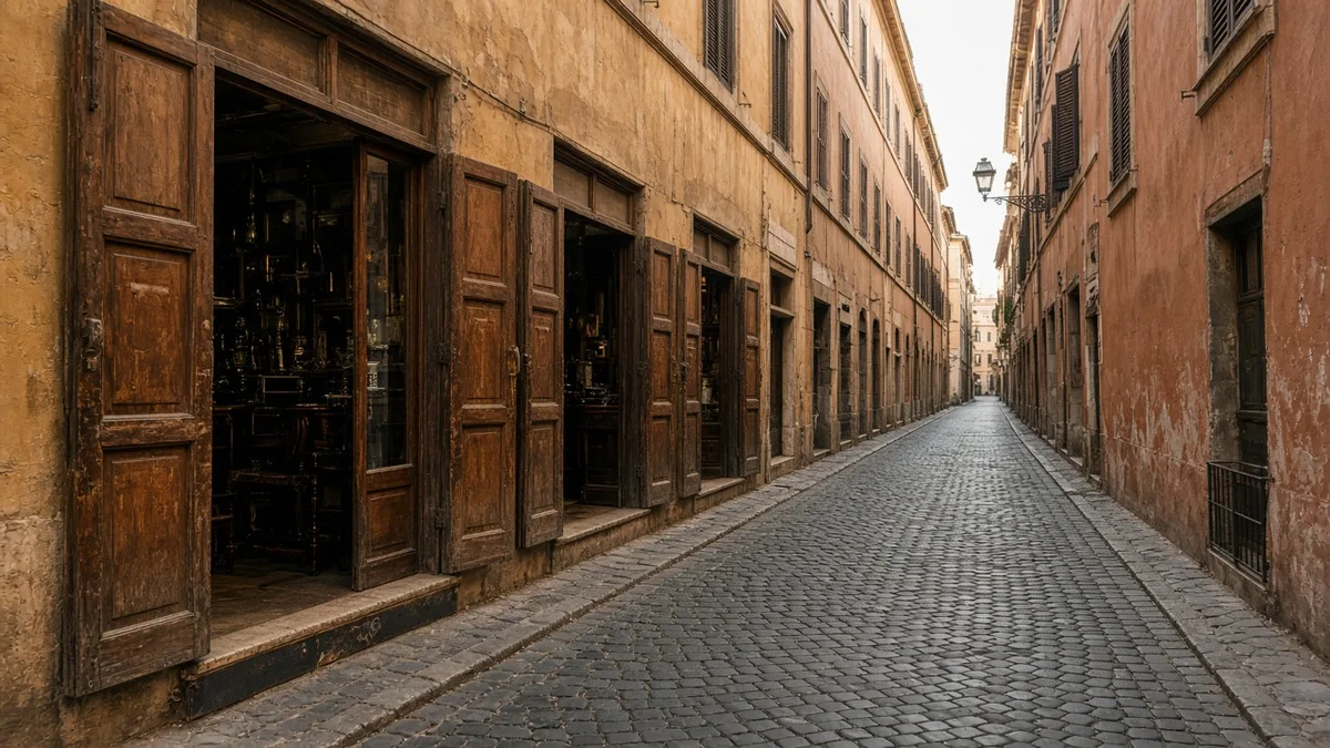 Rome Antiques Walking Guide: Via dei Coronari, Stampe & Markets